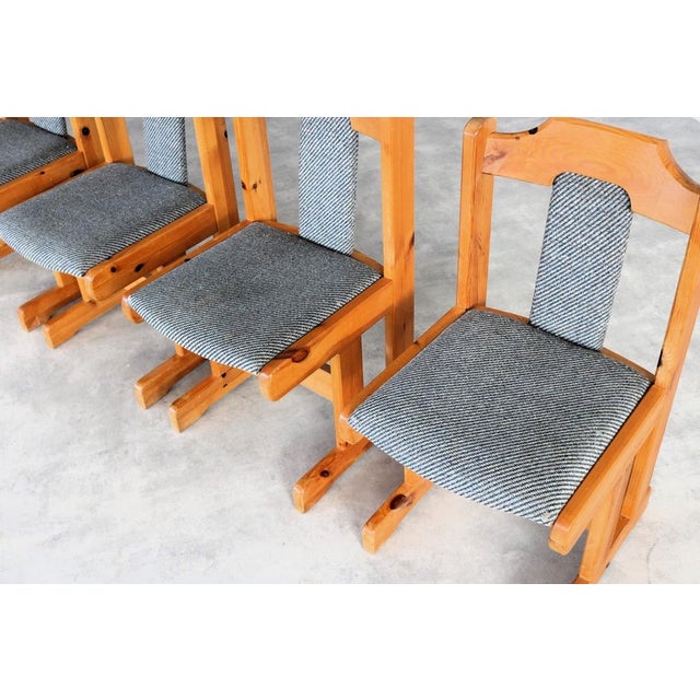 Vintage Dining Chairs, Sweden, 1960s, Set of 4, in Good conditions. Designed 1960 to 1969