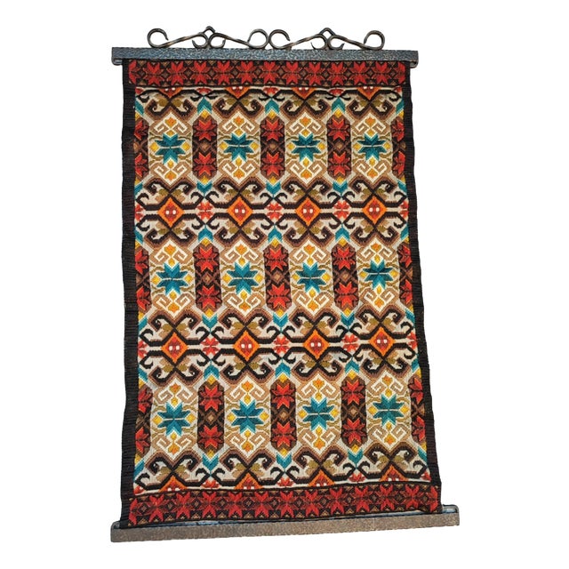 Vintage Tapestry Kilim in Wool, 1970s For Sale