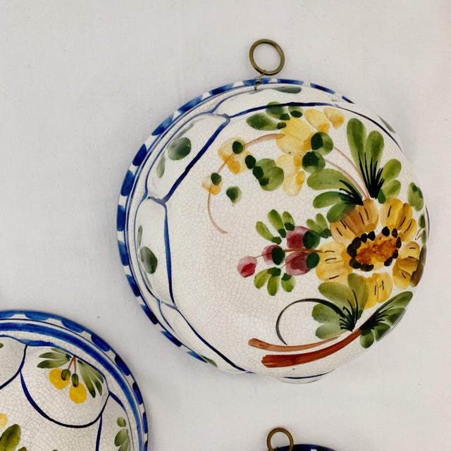 Vintage Italian Bassano Ceramics Wall Hanging Molds Set of 3 Chairish