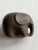 1950s Mid-Century Modern Brown Pottery Abstract Elephant Sculpture For Sale - Image 5 of 7