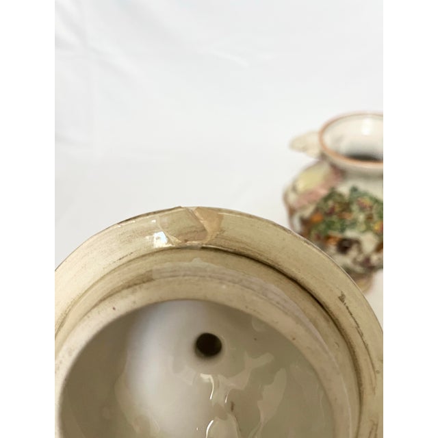 Vintage Capodimonte Figural Jar With Lid – Hand-Painted Italian Ceramic For Sale - Image 9 of 12