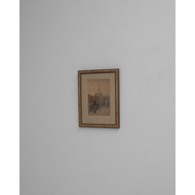20th Century Belgian Wall Art With Wooden Frame For Sale - Image 18 of 18