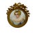 Hollywood Regency Luc, Miniature Portrait of a Lady in Elizabethan Costume, 1800s, Painting, Framed For Sale - Image 3 of 15