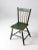 Wood Antique Primitive Painted Plank Seat Chair For Sale - Image 7 of 11