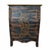 French Style Hand Painted Bathroom Vanity With Marble Top and Sink For Sale - Image 9 of 9