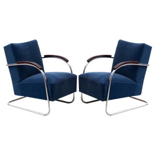 Set of Vintage Bauhaus Chair by Anton Lorenz for Mücke Melder, CZK, 1935 For Sale