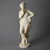 This alabaster sculpture by P. Bazzanti depicts a classical woman in a graceful pose. The sculpture showcases fine...