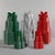 2020s Stacked Presents Holiday Resin Figurine, Red, 16.5" For Sale - Image 5 of 5