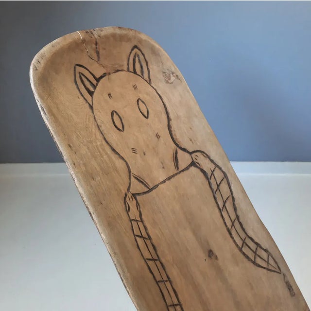 African Palaver Chair, 1950s For Sale - Image 5 of 9