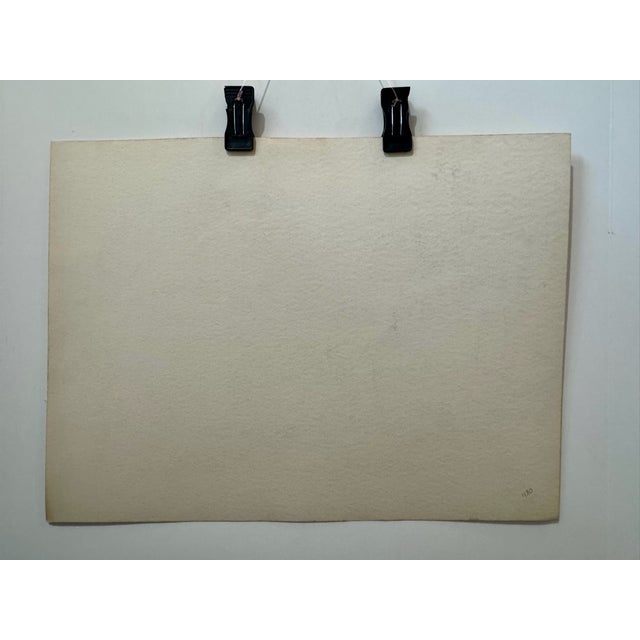 Henry Emil Salloch Original Watercolor on Paper Port Clyde, Maine. 1950 For Sale In Atlanta - Image 6 of 7