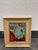Teal Acrylic Abstract Framed Painting For Sale - Image 8 of 12