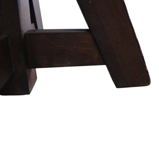 1920s Stickley Style Arts & Crafts Oak Hat & Coat Rack C1920 For Sale - Image 5 of 8
