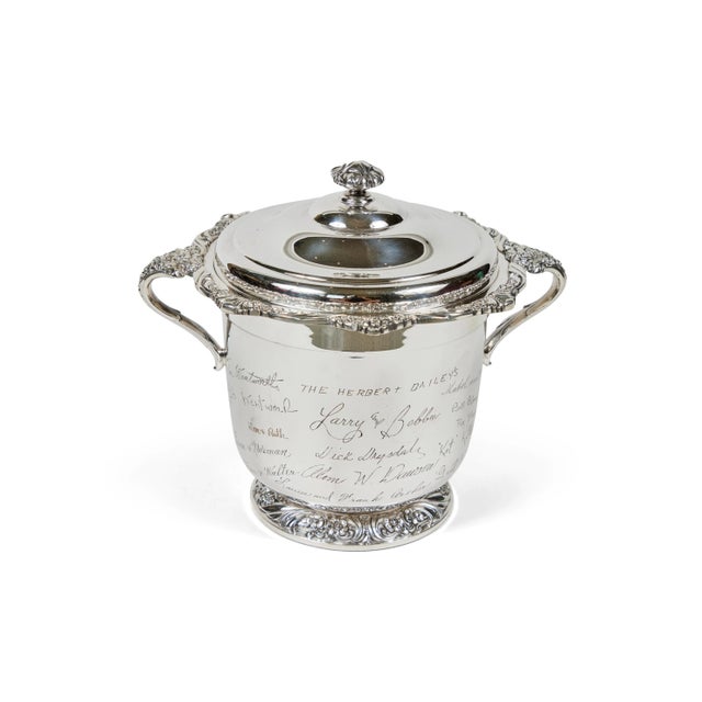 Vintage Silver Plate 'Heritage' Ice Bucket For Sale - Image 10 of 10