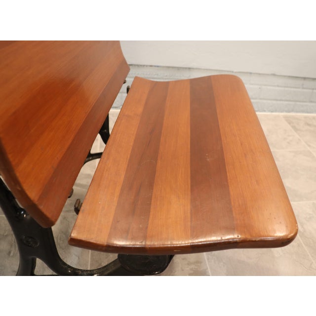 Set of Three Antique American School Desks by Buffalo Metal Company & American Seating Company, Circa 1895–1935 For Sale - Image 16 of 18