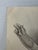 Original Signed Graphite Illustration of Standing Baby Figure, 11 × 7.25 In. For Sale - Image 4 of 6