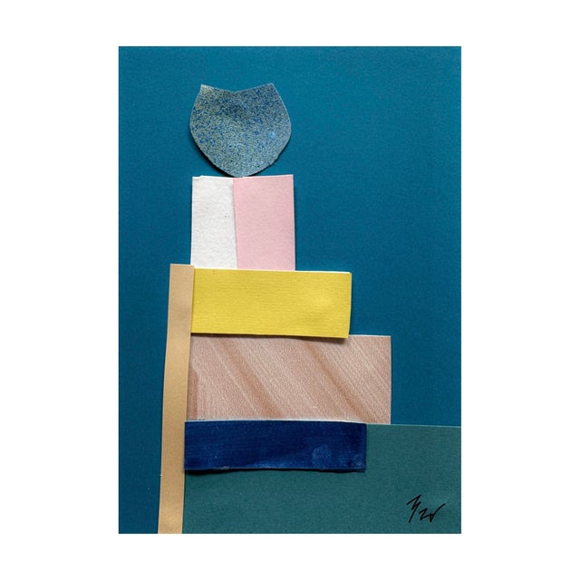 "Pop Music" is an original mixed media collage on paper by Zac Woodiel. This is one of twenty pieces in the "Pop Music"...
