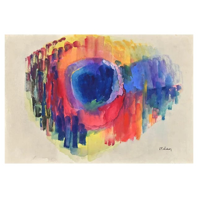 Vedan, Composition, Original Drawing, Mid-20th-Century For Sale