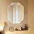 This piece is all mirror. No frame, no decoration, no finishes. Just its simple, beautiful self. It is an elongated...