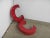 Letter C in Red Plastic, 1970s For Sale - Image 6 of 7