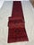 Art Deco Long Red and Navy Tribal Medallion Runner Rug, 2'7" X 18'5" For Sale - Image 3 of 15