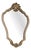 Rococo Style Wall Mirror in Ivory For Sale