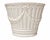 French Pair of Vintage Tiffany & Co. White Garland Motif Italian Cachepots Planters For Sale - Image 3 of 11