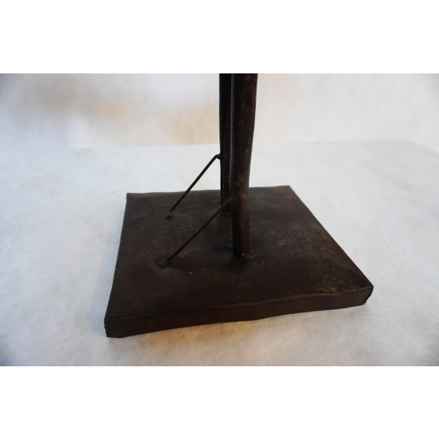 2000 - 2009 French Iron Rooster Sculpture For Sale - Image 5 of 12