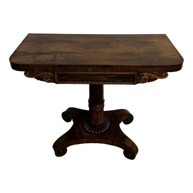 Antique Regency Rosewood Tea Table, 1830s For Sale