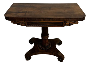 Antique Regency Rosewood Tea Table, 1830s