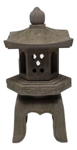 Japanese Stone Garden Lantern, C. 1900