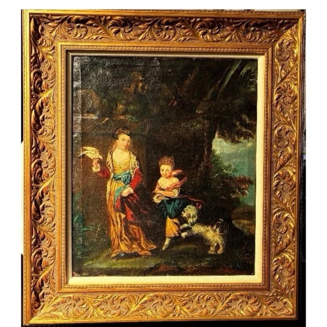Antique Painting Van Rensselaer Children From Estate of Abigail Adams For Sale - Image 12 of 12