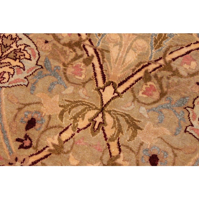 Elegant Pak-Persian Gold/Drk. Red Wool Rug - 9'0'' X 11'3'' For Sale In New York - Image 6 of 9