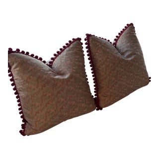 Fortuny Decorative Pillows (Pair) For Sale