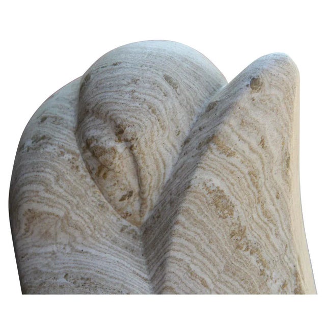 1980s 1980s “Mother and Child” Biomorphic Modern Abstract Figurative Sculpture by John McKinnon For Sale - Image 5 of 11