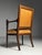 Brown French Armchair in Leather, 19th Century For Sale - Image 8 of 18