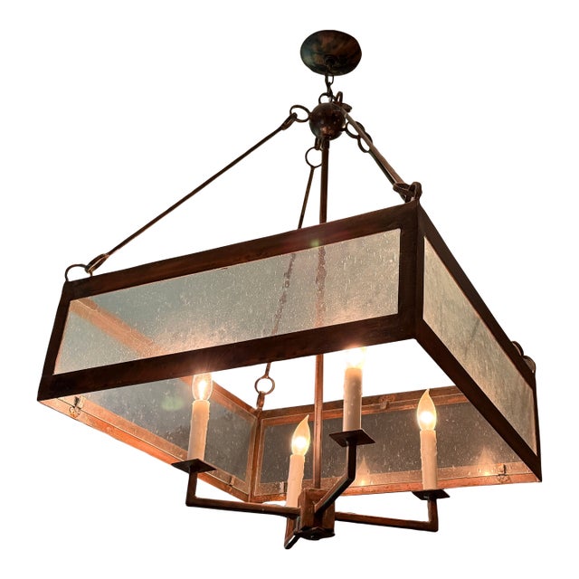 Contemporary Calibougie 24 Inch Square Pendant Light For Sale
