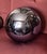 Large Lavender Mercury Glass Garden Gazing Sphere or Witch's Ball For Sale - Image 9 of 12