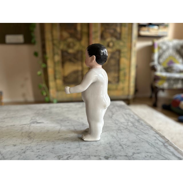 Biedermeier Porcelain Bathing Doll, Germany, 1820s For Sale - Image 6 of 15