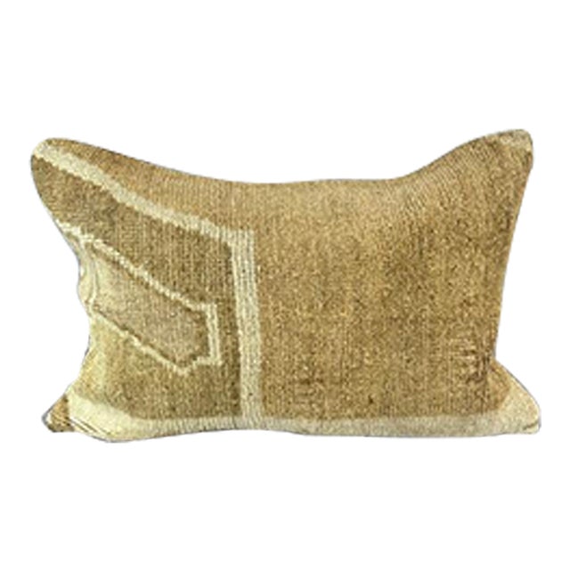 16 x 24 Rug Pillow Ottoman Enigma Turkish Pillow Cushion Cover For Sale