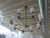 Modern 1960s Italian Modern Brass and Glass Chandelier For Sale - Image 3 of 12
