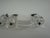 Pair of Vintage Clear Glass Bridge Drawer Pulls, 1930s–1940s Glass Cabinet Knobs== For Sale - Image 9 of 18