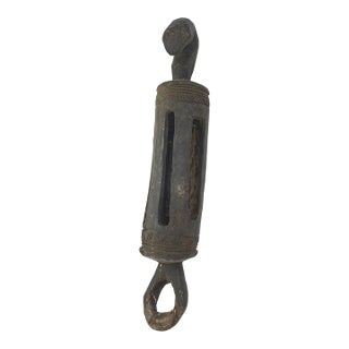 Early 20th Century Baule Split Gong Côte d'Ivoire For Sale