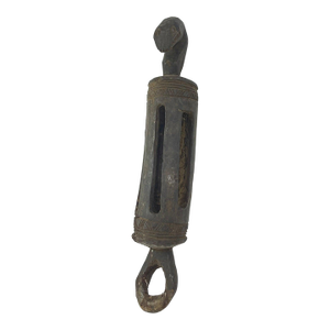 Early 20th Century Baule Split Gong Côte d'Ivoire