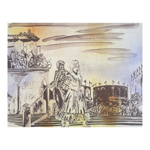 1982 Joseph Pecsenke Carmen Opera Lithograph For Sale