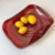 Red Vintage Mid-Century Red Murano Glass Style Bowl With Gold Flecks For Sale - Image 8 of 10