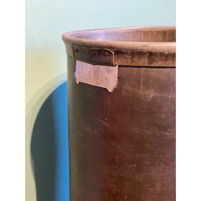 Industrial Vintage Industrial Italian Bins in Vulcanized Fiber with Markings from Fashion Factory, Italy, 1920s, Set of 4 For Sale - Image 3 of 18