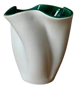 Large Undulating Two-Tone Free-Form Vase by Fernand Elchinger, France, 1950s