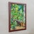 Vintage Impressionistic Oil Painting of a Garden Scenery, Alexander Michael 1994 A framed oil painting depicting a lush,...