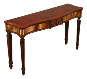 Henkel Harris Federal Style Mahogany Console Table