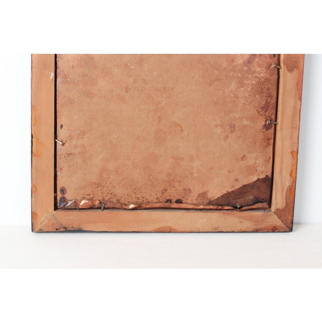 Mid-Century Parrot Copper Repoussé Plaque in Rustic Wood Frame For Sale - Image 11 of 14